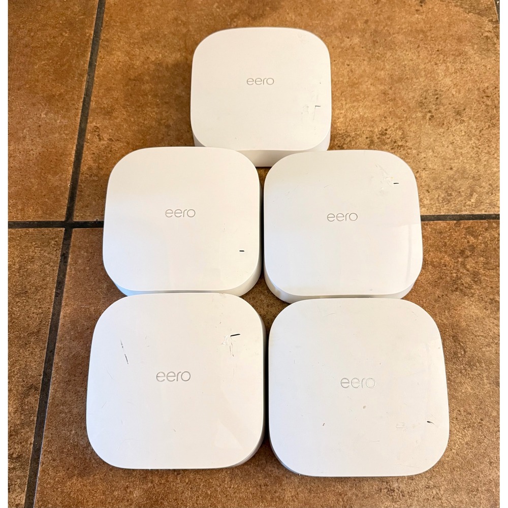 Eero Pro 6 Mesh WiFi System 5 Pack AX4200 Routers Tested No Power Cords